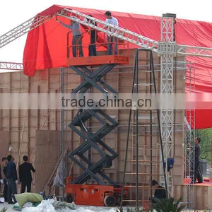 8M Mobile Hydraulic Scissor Lift,self-propelled Rough Terrain Scissor Lift,aluminum Hydraulic Scissor Lift for Sale thumbnail-4