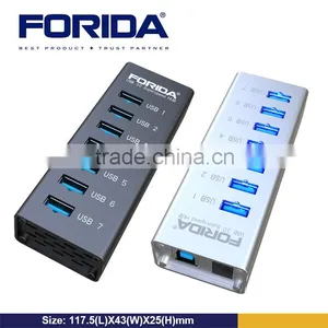NEW Alumnium USB3.0 7ports Hubs thumbnail-1