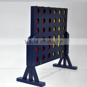 Giant Garden Game Wooden Connect Four Chess thumbnail-6