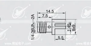 SMA Connector for PCB Mount thumbnail-1