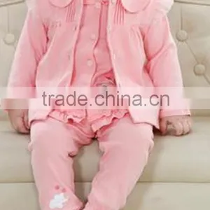 Baby Girl Clothing Set/baby Girl Wear 3 Pcs Set for 2015 thumbnail-2