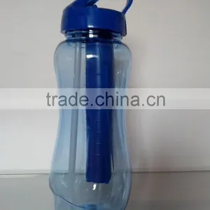 Best Selling Plastic Drinking Bottle With Ice Tube thumbnail-3