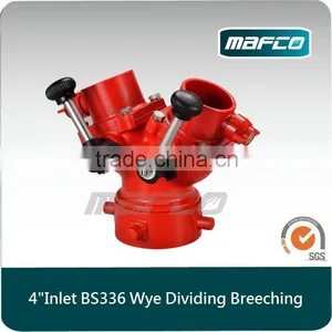 Aluminum Fire Hose 2.5 Inch Instantaneous BS336 Siamese Connection thumbnail-3