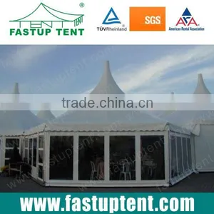 Hexagonal Pagoda Tent With Wooden Floor thumbnail-6