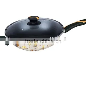 Porcelain Enamel Pan Wok-enamel Cookware thumbnail-1