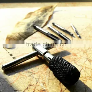 5PCS Mini Tool Set Small Tap Set With T Type Tap Wrench M3 M4 M5 M6 thumbnail-5