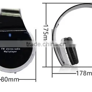 Adjustable Foldable Hands-free Bluetooth 3.0 Wireless Headphone Over-ear Stereo Headphone Earphone thumbnail-4