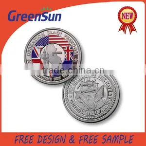 Promotional Gifts Customized Rare Silver Metal Coin thumbnail-1