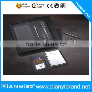 New Style PU Leather Cheap Bulk Notebook/Cheap Notebook Hot Sale 2016 Notebook Gift Set thumbnail-1