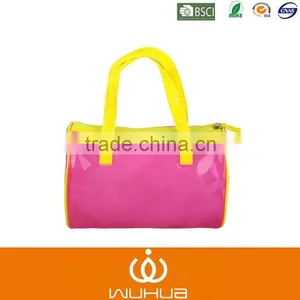 2016 Luxury Yellow PVC Handbag for Cosmetic Convenience thumbnail-1