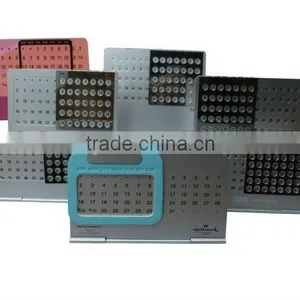 Printing Aluminum Permanent Calender With Personalized Logo Free Sample Top-Grade thumbnail-1