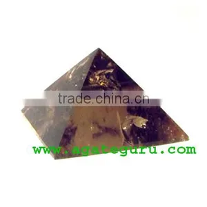 SMOKEY QUARTZ PYRAMID : Wholesale Pyramids Khambhat Supplier thumbnail-2