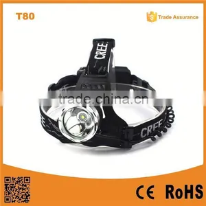 T80 Multifunction High Power Led Headlamp 10w Xml t6 Rechargeable Led Head Torch thumbnail-1