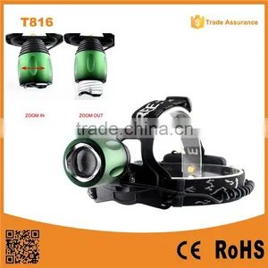 High Capacity Warm Light Cool Light Rechargeable Hunting Led Headlamp thumbnail-1
