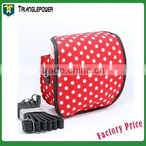 Red Dot Pattern Camera Bag for Fuji Mini 8 thumbnail-2