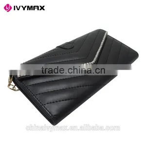 Lady Style Diamond Bling Leather Wallet Case for Iphone 6, for Iphone 6 Case thumbnail-3