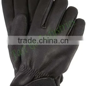 Full Simple Black Horse Riding Gloves thumbnail-1