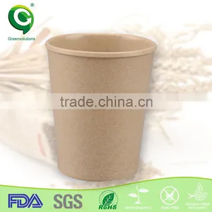 SGS FDA Certified Environmentally Friendly Rice Husk Coffee Cup thumbnail-3