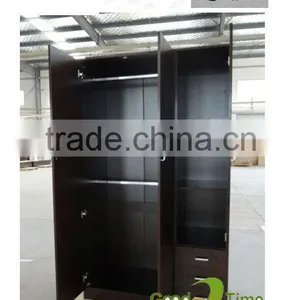 3 Door Modern Melamine Wood Mdf Wardrobe thumbnail-1