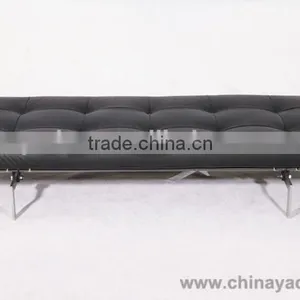 Poul Kjaerholm PK80 Daybed Hotel Room Leather Couch Sofa thumbnail-1