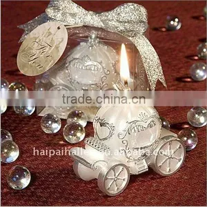 Luxury Pumpkin Car Shaped Candle for Wedding thumbnail-1