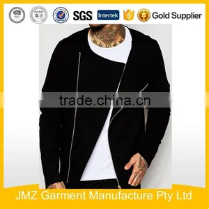 Black Cotton Men Jacket Factory/ Zippers Jacket Factory for Men thumbnail-1