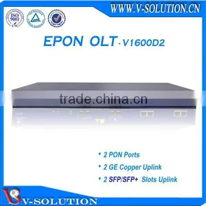 2PON Ports EPON OLT FTTH GEPON OLT Support L3 Route Function With Friendly NMS Management System and Cisco Style CLI Interface thumbnail-1
