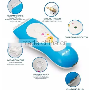 JINDING Electric Baby Kids Hair Clipper Ceramic Blade Rechargeable Shaver Trimmer Children Hair Cutting Machine thumbnail-2