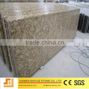 Natural Polished Giallo Fiorito Granite Kitchen Countertop thumbnail-1