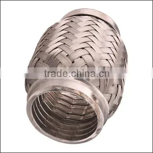 2.5``x4`` /63.5mmx100mm Exhaust Flexpipe With Interlock Liner thumbnail-2