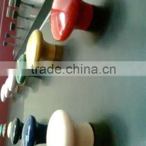 4mm Dia Hole Plastic Drawer Knobs With Flat Surface thumbnail-1
