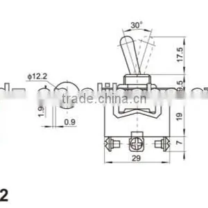Machinery Toggle Switch,momentary Toggle Switch,spring Return on off Toggle Switch thumbnail-3