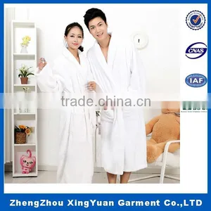 OEM Service Polyester Fleece Bath Robe Waffle Robe thumbnail-5