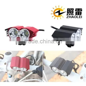 2 x Cree XM-L T6 Front Bicycle Light Led Bicycle Light Led Headlight With High Quality thumbnail-1