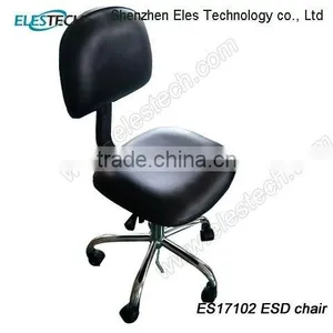Height Adjustable Cleanroom ESD Chair With Armrest Footrest thumbnail-3