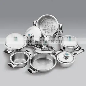 13pcs Stainless Steel Cookware Set thumbnail-1