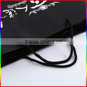 Black Paper Clothing Bag Garment Paper Bag thumbnail-2