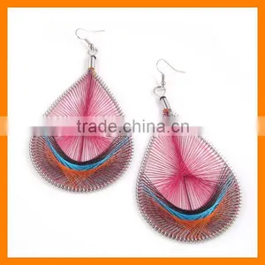 Bohemia Handmade Threading Peacock Earring thumbnail-1
