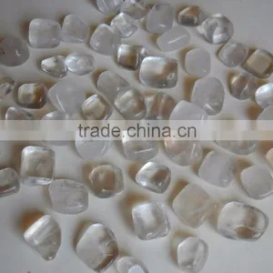 Crystal Quartz Tumbled Pebbles Stone thumbnail-1