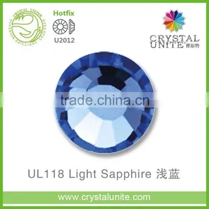 U2012 Light Sapphire Lead Free Hot Fix Rhinestone thumbnail-1