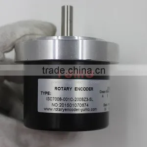 ISC7008 200ppr 8mm 10mm Shaft Rotary Encoder Pulse Price Incremental Rotary Encoder thumbnail-4