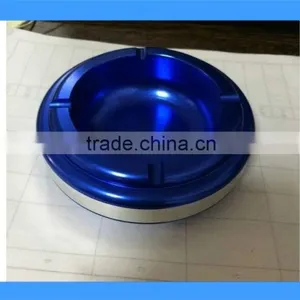DCA009131BLU Hot Sale Blue Color Aluminum Round Ashtray, Aluminum Ashtray, Cigarette Ashtray thumbnail-1