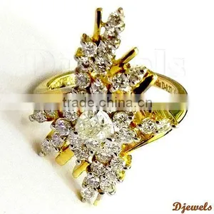 Diamond Wedding Rings, Diamond Gold Rings, Rings Jewellery thumbnail-1