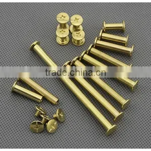 Brass Plated Hollow Set Rivets thumbnail-2
