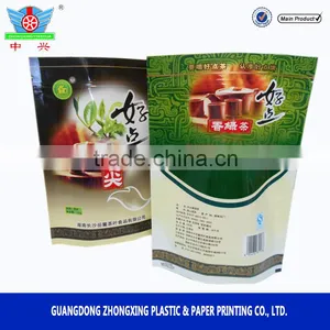 Factory Sale PET Aluminizing Plastic Tea Bags With Zipper thumbnail-2