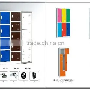 9 Door Vintage Durable Metal Lockers Steel Hospital Cabinet Lockers thumbnail-5