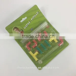 New-arrival Colorful Plastic Creative DIY Straws thumbnail-4