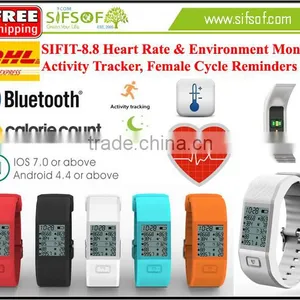 SIFIT-8.8 Fitness Bracelet Pedometer, Track Length and Quality of Sleep, 2015 Style Wristband Pedometer for Healthy Life thumbnail-1