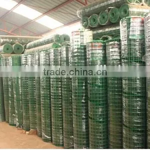 Grass Green Coated 2mm Iron Wire Welded Mesh 50x50mm Mesh Size 1x30m Rolls thumbnail-4