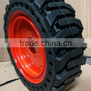 Solid Skid Steer Tires 30x10-16 33x12-16 10-16.5 12-16.5 With Apertures thumbnail-5